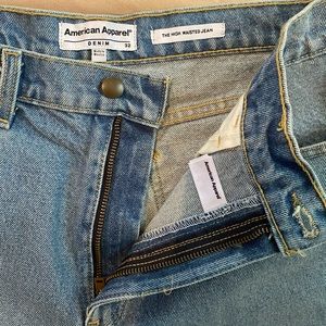 American Apparel high waist shorts